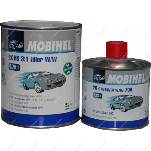 Грунт Мобихел 2К 3:1 универсальный LOW VOC 0.75 л MOBIHEL 17936