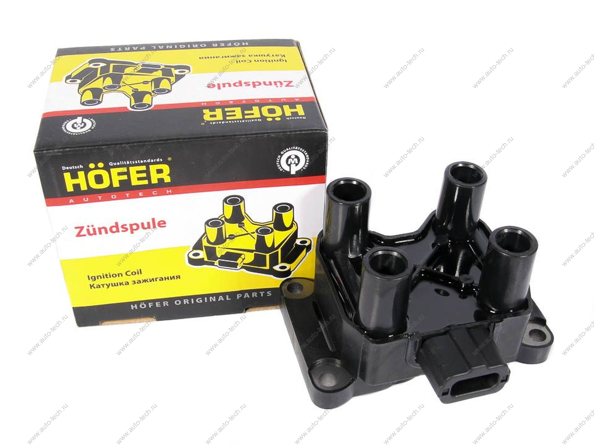 Катушка зажигания ВАЗ-2110-15,/21101 Калина V8, 1,6л HOFER HOFER HF750304