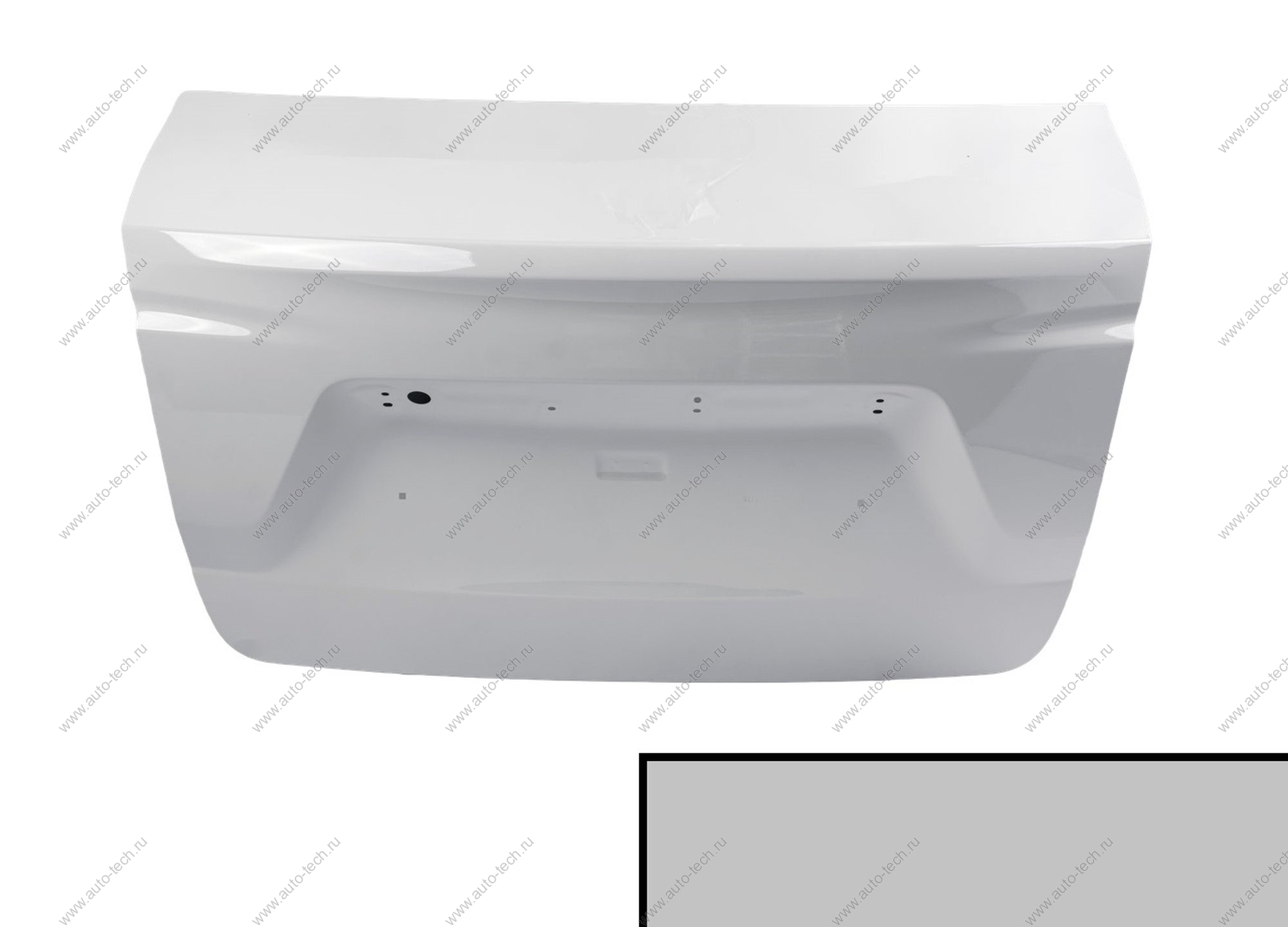 Крышка багажника (FL) LADA GRANTA 2018- (седан) крашеная в цвет 691 Платина (серебристный) АвтоВАЗ LADA 8450104268-691