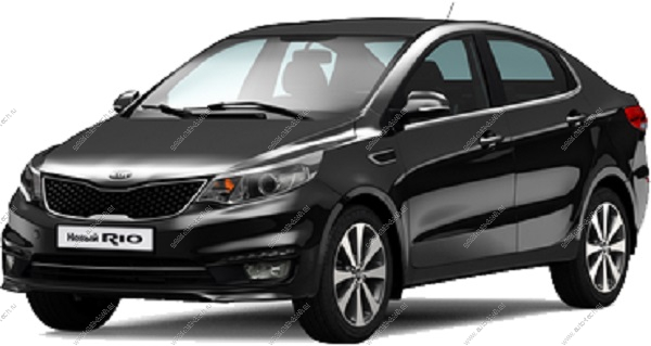 Бампер передний KIA Rio 3 крашеный Черный перламутр MZH c 2011-  86511-4Y000-MZH