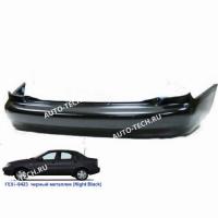 Бампер задний Chevrolet Lanos крашеный Night black Черный металлик FE87-9423 1998- (96277555) Китай