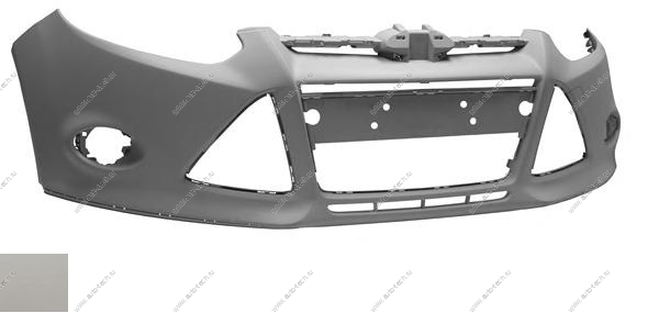 Бампер передний Ford Focus 3 крашеный White Platinum Tricoat UG/M7204A 2010- Gamma  1719342-UG/M7204A