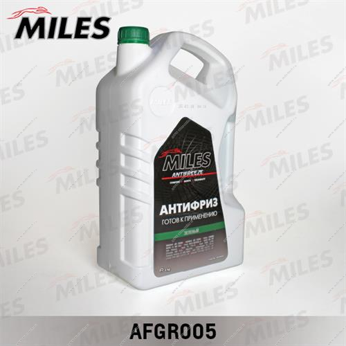 Антифриз G11 зеленый 5кг. MILES Miles AFGR005