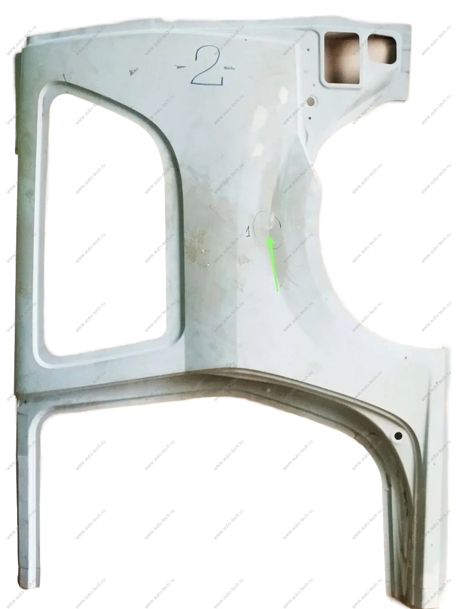 Боковина кузова задняя левая (заднее крыло + порог) (катафорезный грунт) LADA Largus Cross Lada LADA 8450090400