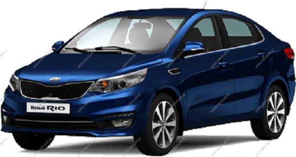 Бампер передний KIA Rio 3 крашеный Cиний перламутр WGM c 2011-  86511-4Y000-WGM