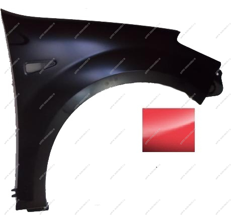 Крыло правое RENAULT Sandero крашеное Rouge Tor 21B Красный Тореадор API Api 6001551026-21B