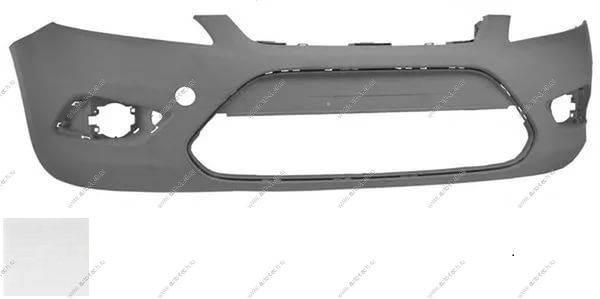 Бампер передний Ford Focus 2 седан крашеный Oxford White YZ/M6466A Gama  1521127-YZ/M6466A