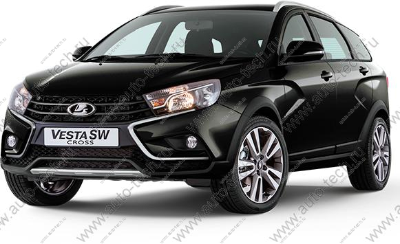 Крыло переднее правое LADA Vesta SW Cross крашеное 676 Черная жемчужина (черный) Lada LADA 8450102330-676