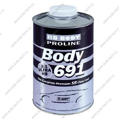 Лак 691 HB PROLINE 2:1 UHS SR 1Л+Отвер 0,5л HB 754 HS Body 691/1