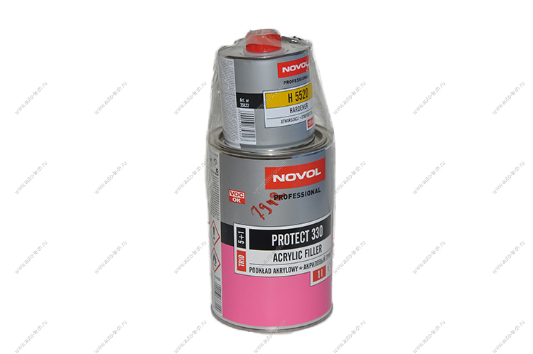 Novol Грунт PROTECT 330 TRIO 5+1 серый (1л+0,2л отв. H5520) к-т Novol 37311