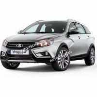 Бампер задний LADA Vesta SW Cross/Cross седан крашеный(без 8450031033 и 8450032362) 691 Платина ( серебристый) LADA