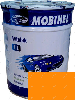 Базовая эмаль металлик Mobihel Апельсин ( алкид )1л MOBIHEL 28
