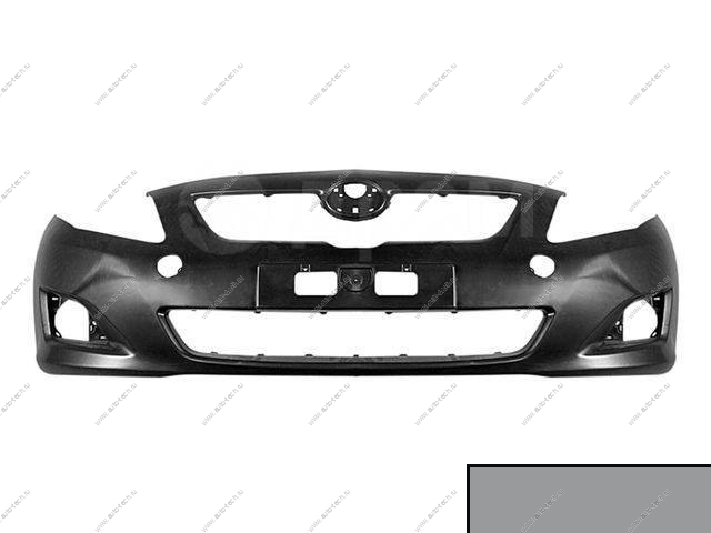 Бампер передний крашеный TOYOTA COROLLA под ПТФ 2007-2010 (1F7 - ULTRA SILVER) TYG TYG 5211912948-1F7