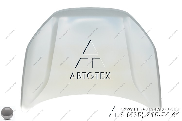 Капот LADA Vesta Sedan/SW/ SW Cross в цвет 608 Плутон (серый), герметик только по шву АвтоВАЗ LADA 8450039378-608
