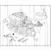 Жгут проводов LADA Largus двигателя Lada LADA 8450090283