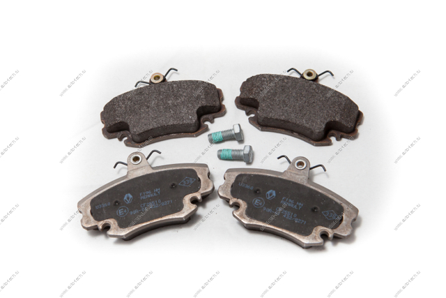 Колодки тормозные передние LADA Largus/Logan 04-/Sandero 08-/Clio 91- 8 кл. к-т 1коробка с 4 шт. с датчиком универсал (с усиками) ASAM-SA ASAM-SA 30094