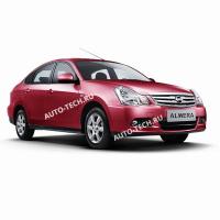 Бампер передний крашеный NISSAN Almera седан G15 c 13- Красный металлик - NNN Gamma