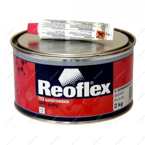 Шпатлевка REOFLEX с алюминием Alumet 2 кг+0,05  000