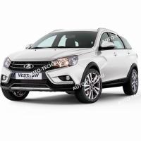 Бампер задний LADA Vesta SW Cross/Cross седан крашеный(без 8450031033 и 8450032362) 221Ледниковый (белый) LADA LADA 8450031032-221