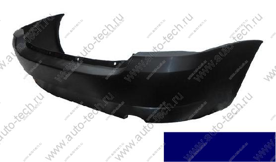 Бампер задний ВАЗ-1118 крашеный 482 Черника Технопласт  11180-2804015-482