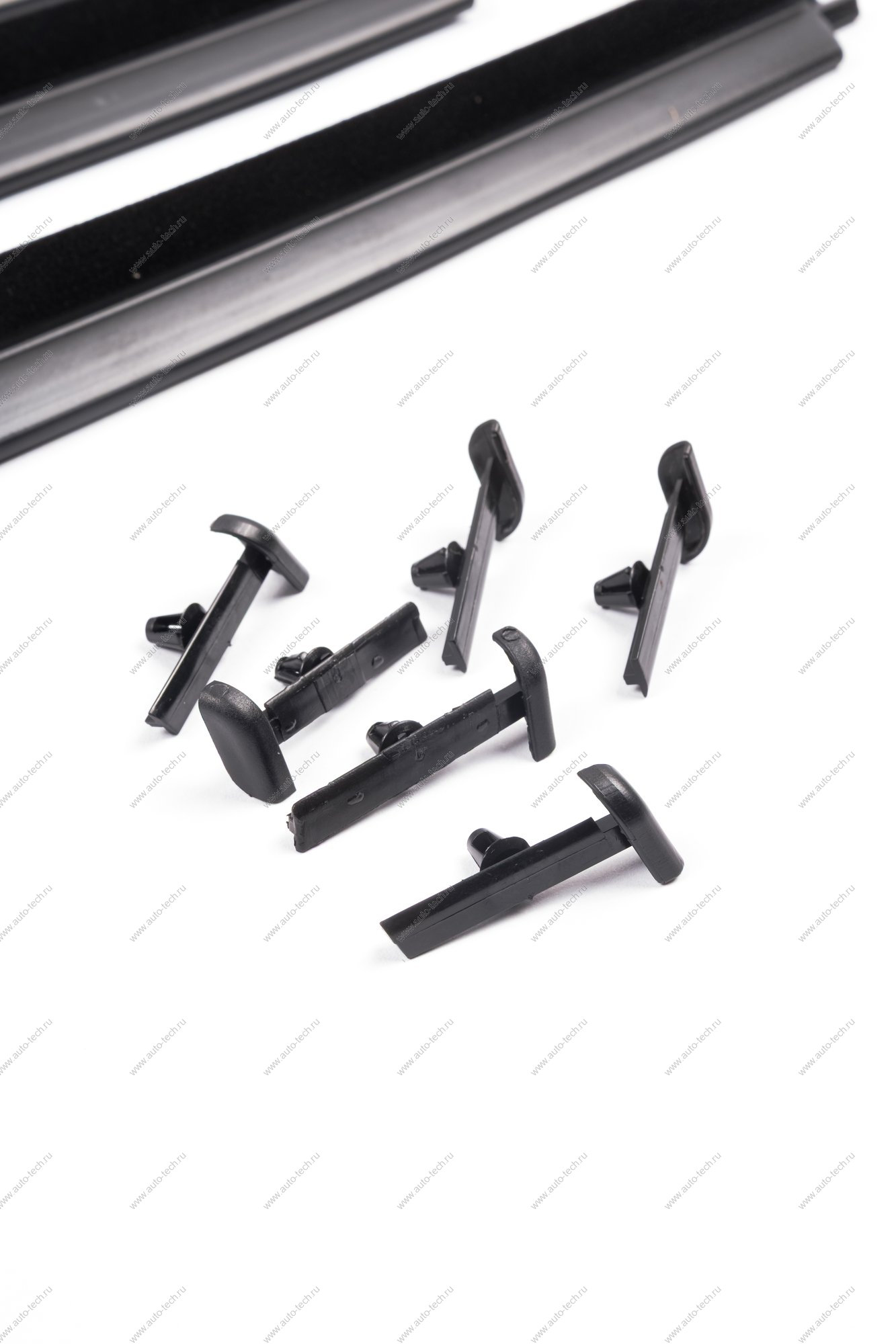 Бархотка стекла двери ВАЗ-1118 наружняя нижняя передняя правая+левая к-т ( AD Plastik) Lada AD Plastik г.Солин FR00001373