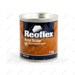 Грунт Reoflex 1К Акриловый черный 1кг REOFLEX 15381
