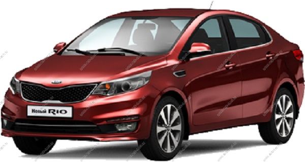 Бампер передний KIA Rio 3 КРАШЕНЫЙ Красный гранат перламутр TDY c 2011- Китай 86511-4Y000-TDY