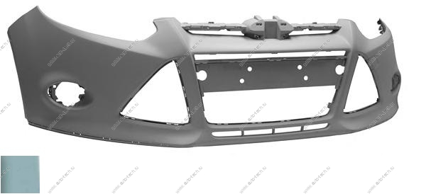 Бампер передний Ford Focus 3 крашеный Ice Storm Metallic YQ 2010- Gamma  1719342-YQ