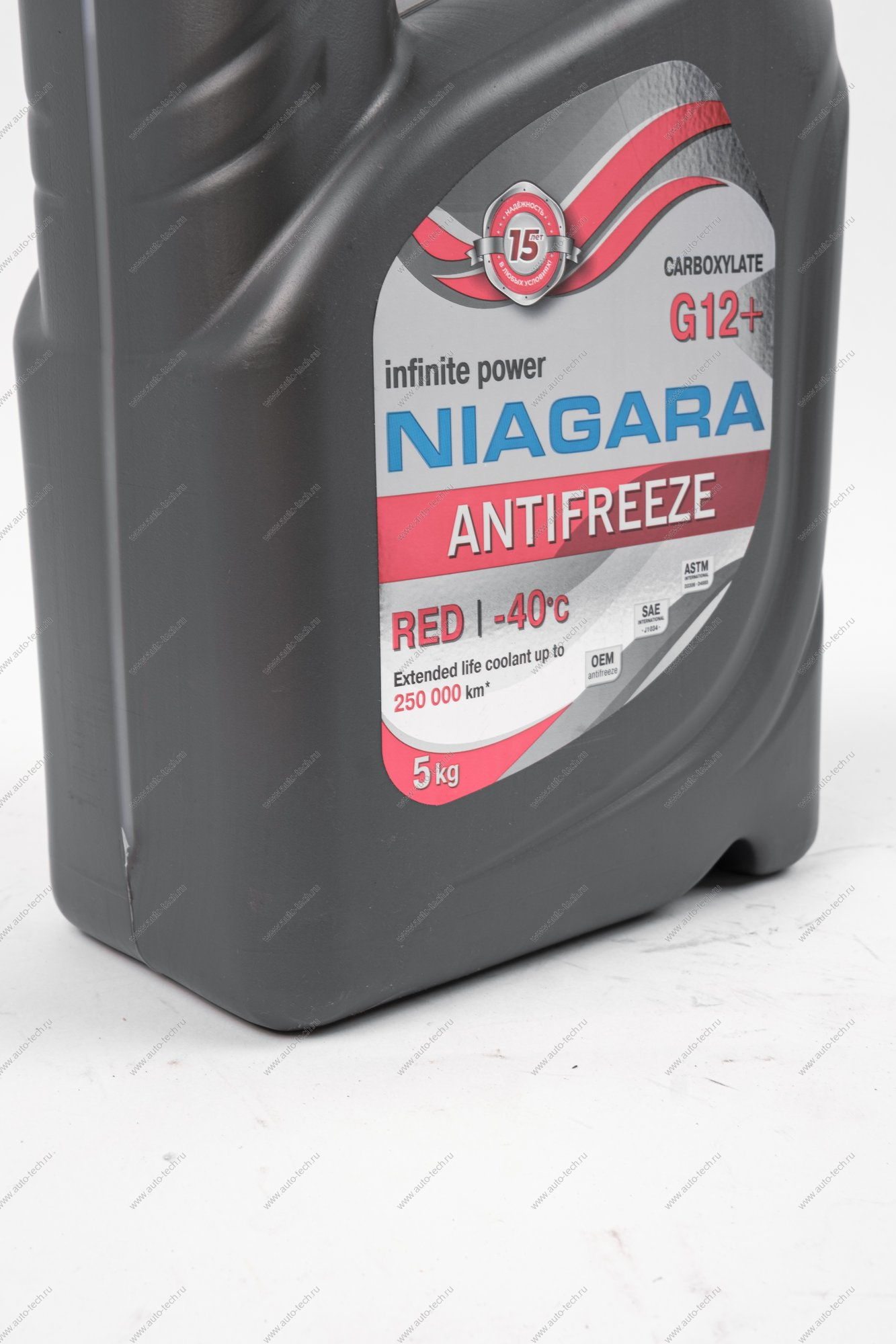 Жидкость охлаждающая Антифриз Ниагара G12+ (карбоксилатный)(красный) 5 кг