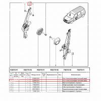 Стеклоподъемник LADA Largus/Лада Ларгус передней правой двери (электр) "Группа Антолин" г. Санкт-Петербург Lada LADA 807207453R