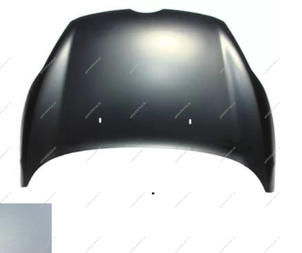Капот Ford Focus 2 крашеный Ingot Silver Metallic UX/M7226A Api  1521601-UX/M7226A