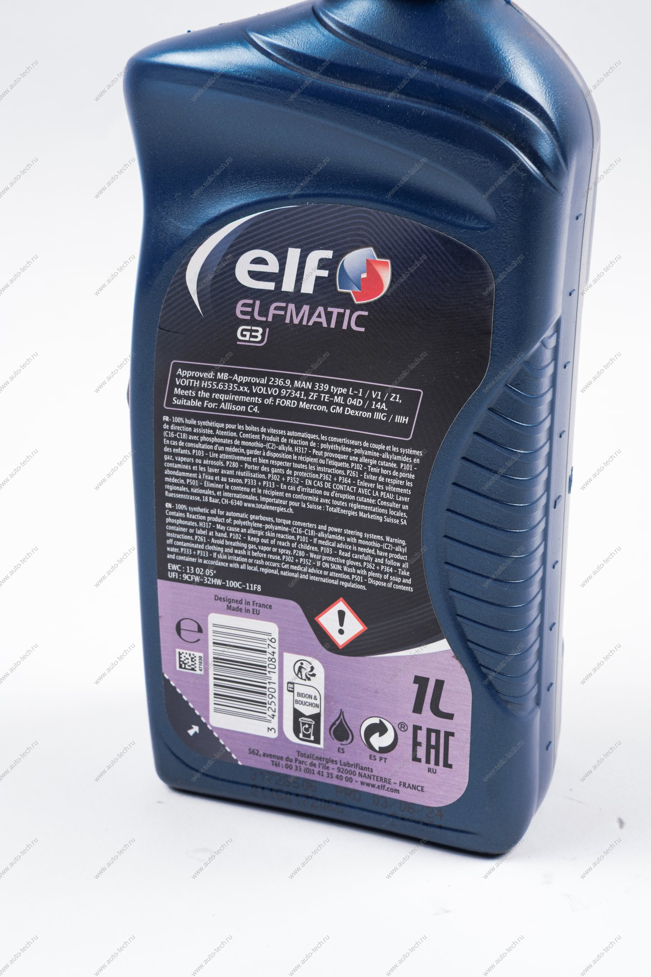 Жидкость для автоматических трансмиссий Lada Largus ELF Elfmatic G3 1 л. ELF ELF 213861