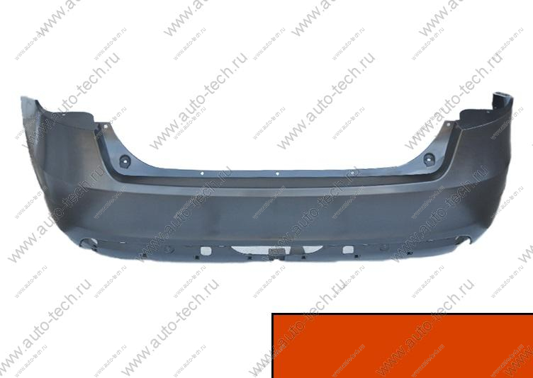 Бампер задний LADA Vesta Sedan/SW в цвет 130 Марс (оранжевый) АвтоВАЗ LADA 8450006699-130
