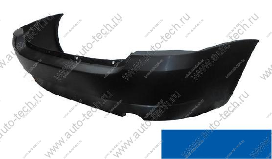 Бампер задний ВАЗ-1118 крашеный 478 Слива Технопласт  11180-2804015-478