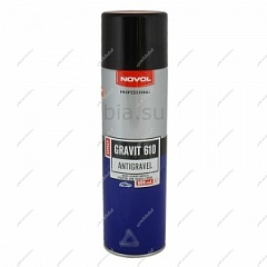 Novol Антигравий GRAVIT610 HS окрашиваемый (спрей) 500мл черный Novol 37620