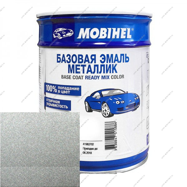 Базовая эмаль металлик Mobihel Мокрый асфальт 1л MOBIHEL 626