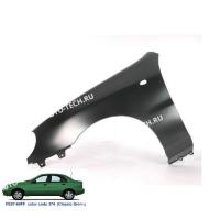 Крыло переднее левое Chevrolet Lanos крашеное Classic green Зеленый FE87-60FFМ с отв п/повт. API Крыло переднее левое Chevrolet Lanos крашеное Classic green Зеленый FE87-60FFМ с отв п/повт. API