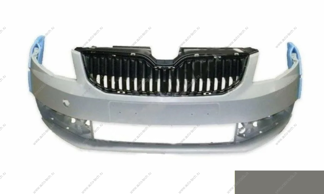 Бампер передний крашеный SKODA OCTAVIA A7 (с отв. под омыв.) (9202 - CAPPUCCINO BEIGE) TYG TYG 5EU807217-9202