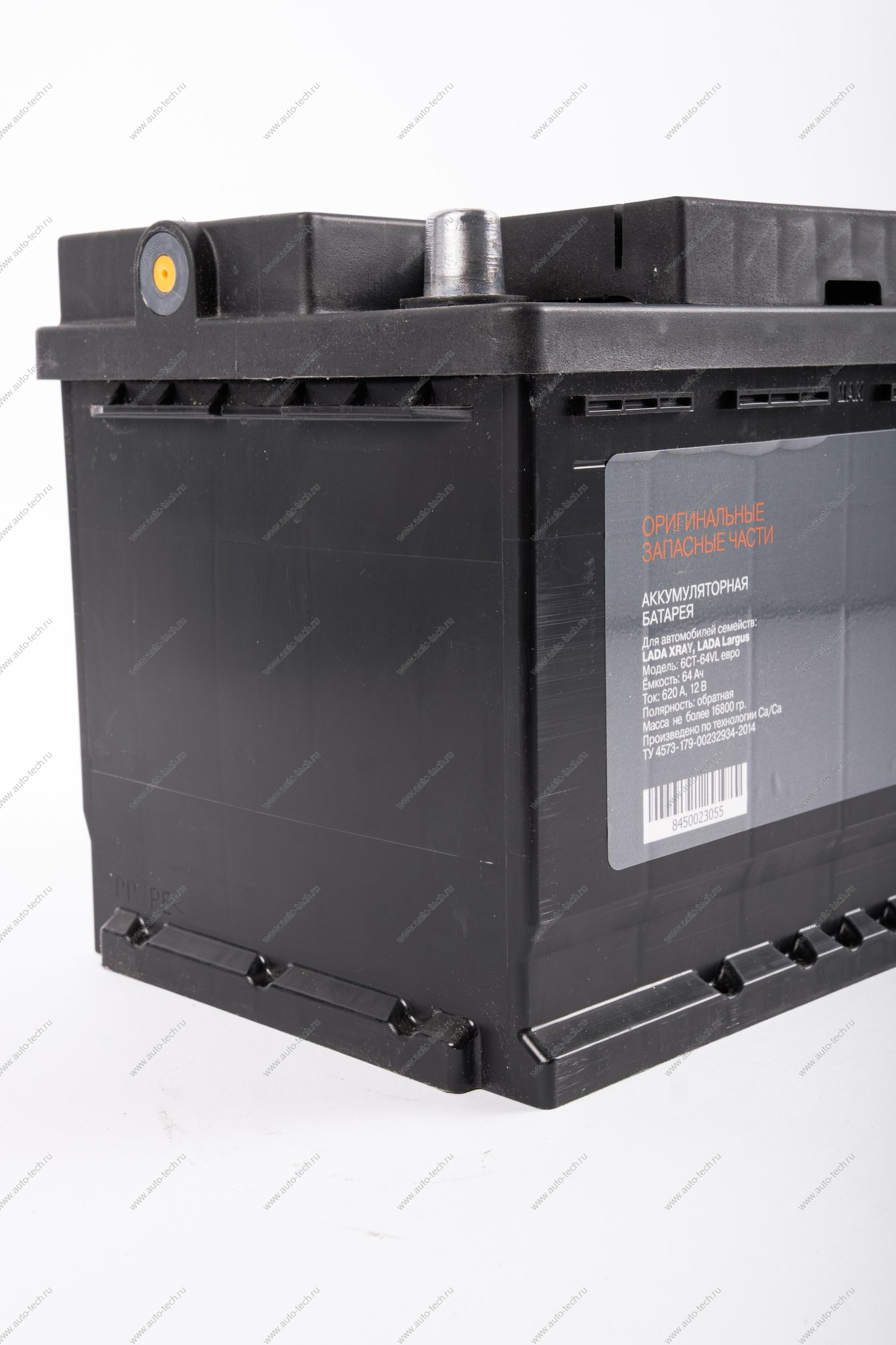 Аккумулятор 64 Ah 620A Euro LADA Largus / Xray (Двигатели 11189 / 21129) Lada LADA 8450023055