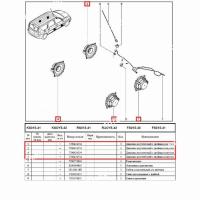 Динамик LADA Largus/Лада Ларгус акустический с двойным конусом Renault REMSA 7700424534