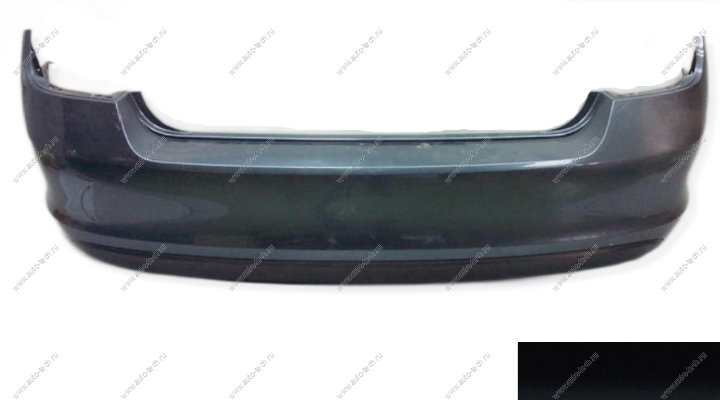 Бампер задний крашеный SKODA RAPID 2012-2020 (LC9X - DEEP BLACK) TYG TYG 60U807421B-LC9X