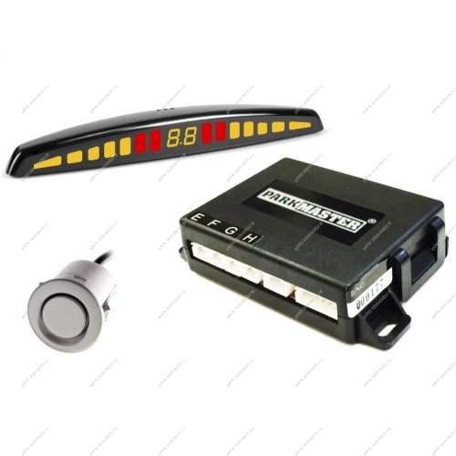 Датчик парковки PARK MASTER 47F-4-A SILVER (фронтальные датчики) PARK MASTER PARK MASTER 47F-4-A SILVER