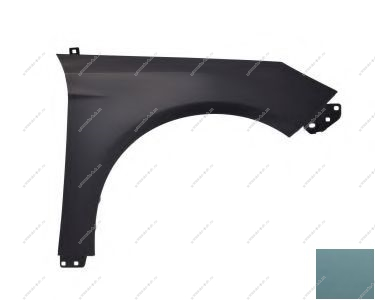 Крыло правое Ford Focus 3 крашеное Frosted Glass Metallic P9 Api  1729700-P9