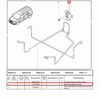 Фиксатор запасного колеса LADA Largus/Лада Ларгус Renault RENAULT 572210001R