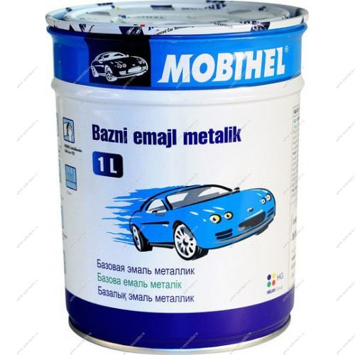 Базовая эмаль металлик Mobihel Валюта 1л MOBIHEL 310