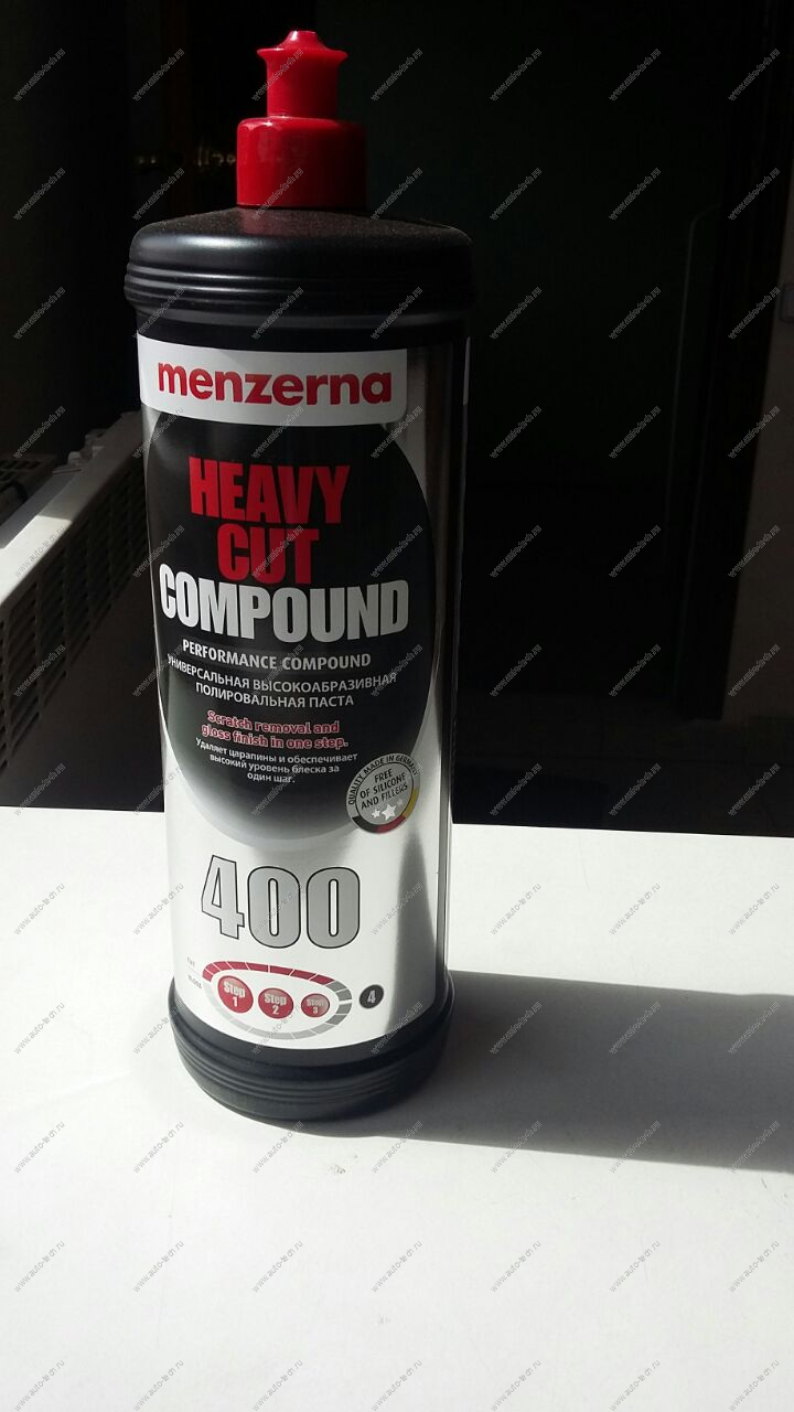 Menzerna Универсальная высокоабразивная полировальная паста HCC400 Heavy Cut Compound 400 1кг Menzerna 22759.260.871