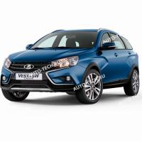 Бампер задний LADA Vesta SW Cross/Cross седан крашеный(без 8450031033 и 8450032362) 492 Блюз (темно-синий) LADA