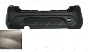 Бампер задний RENAULT Sandero крашеный Gris Basalte KNM Светлый базальт 2008-2013 BodyParts Bodyparts 8200735456-KNM
