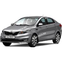 Бампер передний KIA Rio 3 крашеный Cеребристый металлик RHM c 2011-