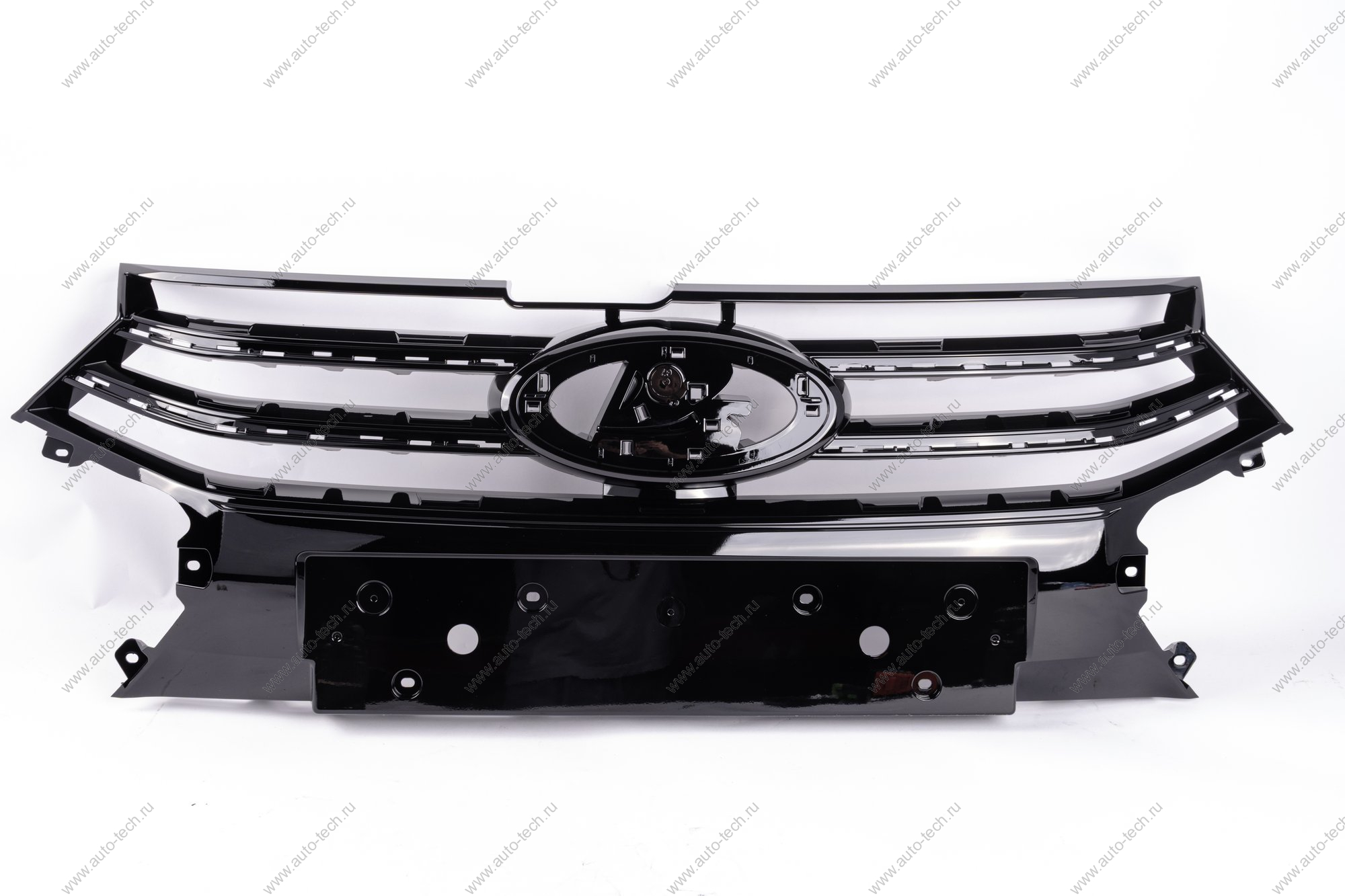 Решетка LADA Vesta NG радиатора средняя (черный лак) Lada